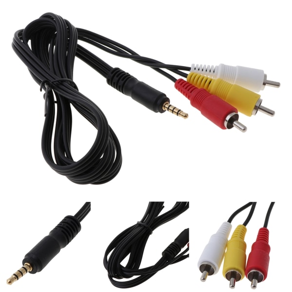 AV A/V Audio Video TV Kabel ledning til DV mini videokamera STV-250/N- Perfet