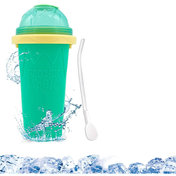 Slushy Maker-Grön återanvändbar Slushy Maker Cup, hemlagad - Perfet