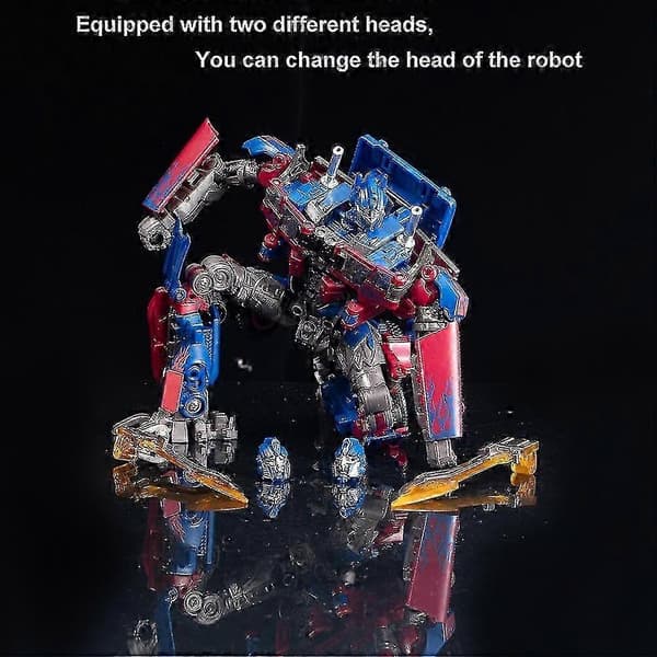 Deformerad Bil Robot leksaker Deformationsleksak Portabel Deformationsbil Modell Barnleksaker Legering Deformationsleksaker Gåva (Optimus Prime 6022a)-Perfekt