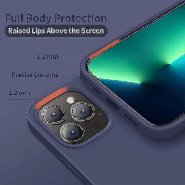 Kompatibel med Iphone 12 Skal Silikon Ultra Tunn Stötsäker Skyddande Mjukt Foder-Perfekt Deep Purple
