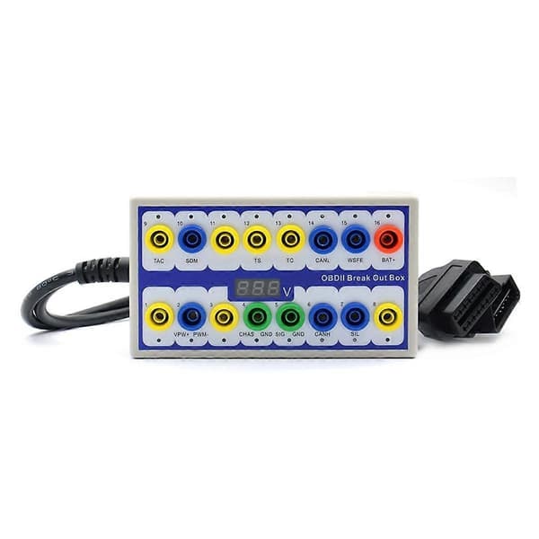 Auto Bil OBD2 Break Out Box OBD2 Breakout Box OBD OBDII Protokolldetektor Diagnostisk Anslutning Dete-Perfet