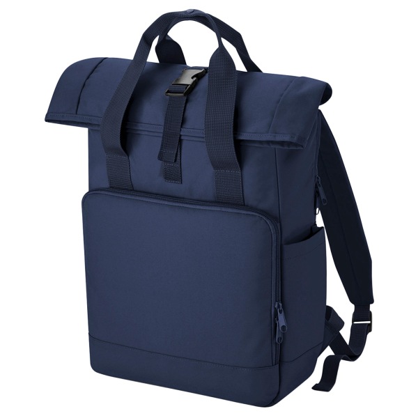 Bagbase Unisex Voksen Roll Top Resirkulert Twin Handle Backpack One - Perfet Navy Dusk One Size
