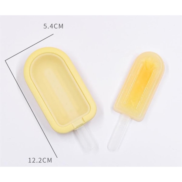 4 stk Form Melon & Ananas Form, Gul - Perfet