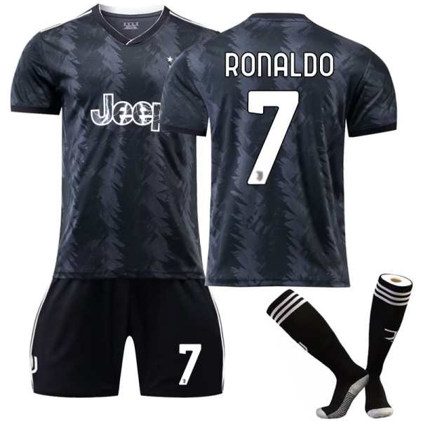 22-23 Juventus Bortefotballskjorte Treningsskjorte - Perfet 7  RONALDO S