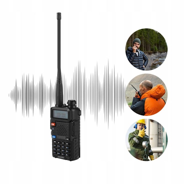 Perfekt BAOFENG WALKIE-TALKIE UV-5R KRAFTFULL - Perfet