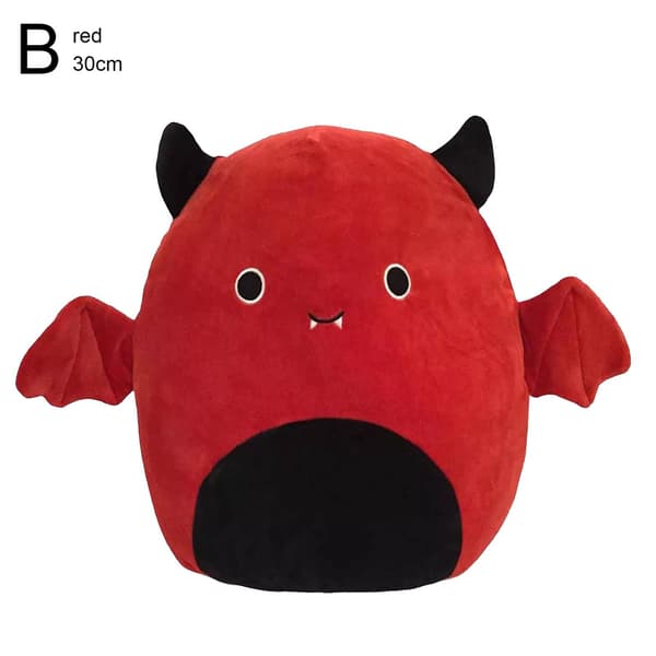Squishmallows 2022 Halloween Squad 8\" Emily Den Helt Sorte Flagermus Pl - Perfekt black 30cm