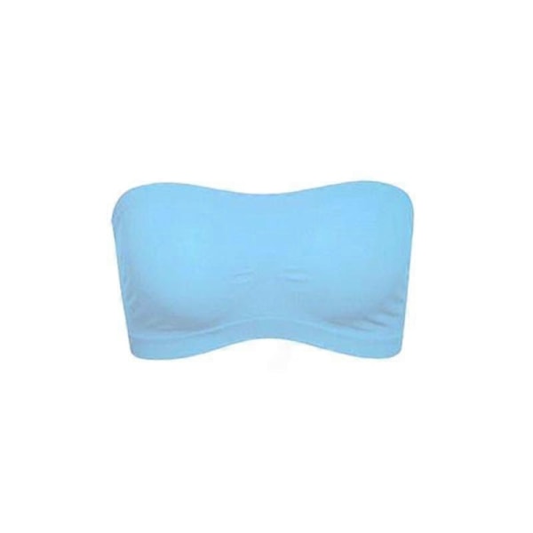 Tube-topp stroppeløs bandeau-BH for kvinner - Perfet blue 4XL