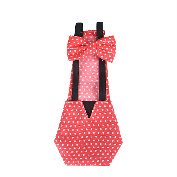 Pet Animal Duck blöja Anti-Pull blöja tillbehör - Perfet Red2 XS