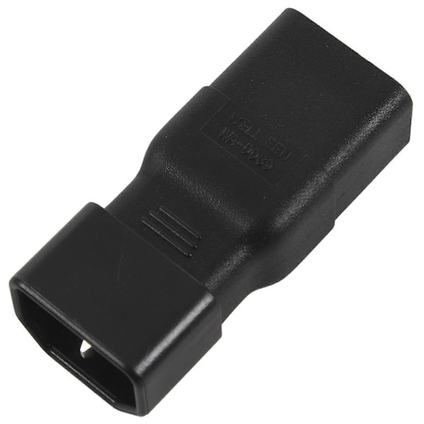 PDU UPS Ström IEC Hane C14 till Hona C19 Adapter IEC C19 till C14 Kontakt-Perfekt