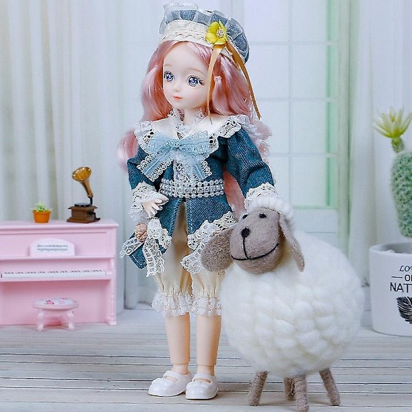 30 cm docka 1/6 Bjd docka eller kläder tillbehör prinsessa docka barn flickor födelsedagspresent leksaker - Perfekt 7 Doll and clothes (b)