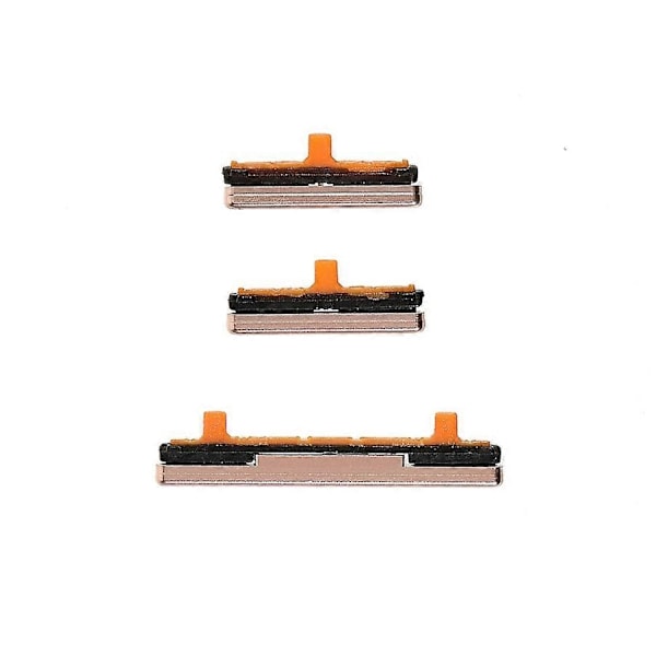 3 st/förpackning OEM Sidoknappar Set (utan logotyp) Kompatibelt med Samsung Galaxy S9 G960/S9+ G965-Perfekt Style D