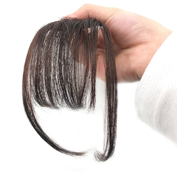 peruk air bangs Hår Korta hårbitar för hårförlängningsklämma - Perfet 3