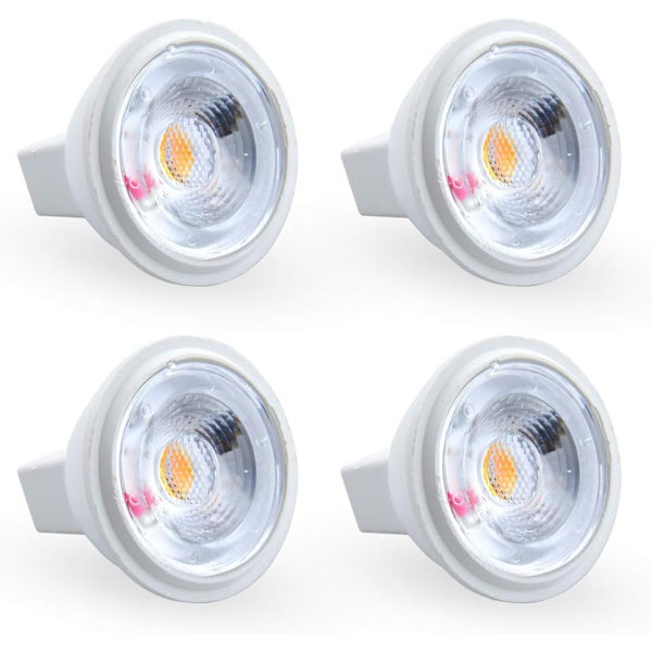 3W MR11 GU4 LED-lampe Cool White 6000K AC/DC 12V (4stk) - Perfet