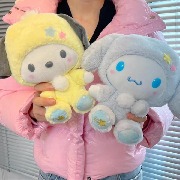 Sanrio Series Cartoon Pendant 23cm Melody Plysj Doll Toy Present - Perfet Pochacco