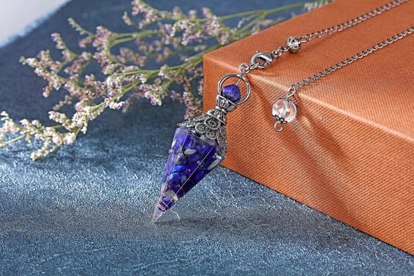 Chakra Kristall Pendel Kristallspetsar Ädelsten Hexagonal Reiki Healing - Perfekt