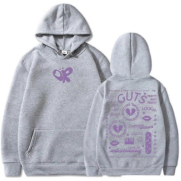 Guts Olivia Rodrigo Hoodie Efterår/Vinter - Perfekt Khaki XS