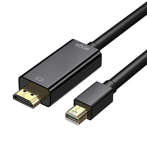 Mini DisplayPort -kaapeli 4K Mini DP - 1,8 metrin kaapeli, yhteensopiva /Pro, Surface Pro/Dock, monitorin, projektorin kanssa - Täydellinen