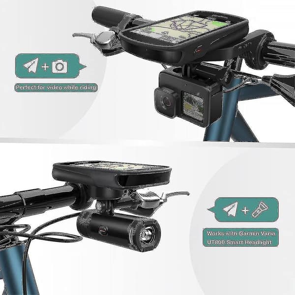 GPS-holder Frontmontering Kompatibel med Garmin Edge GPS-cykel - Perfekt