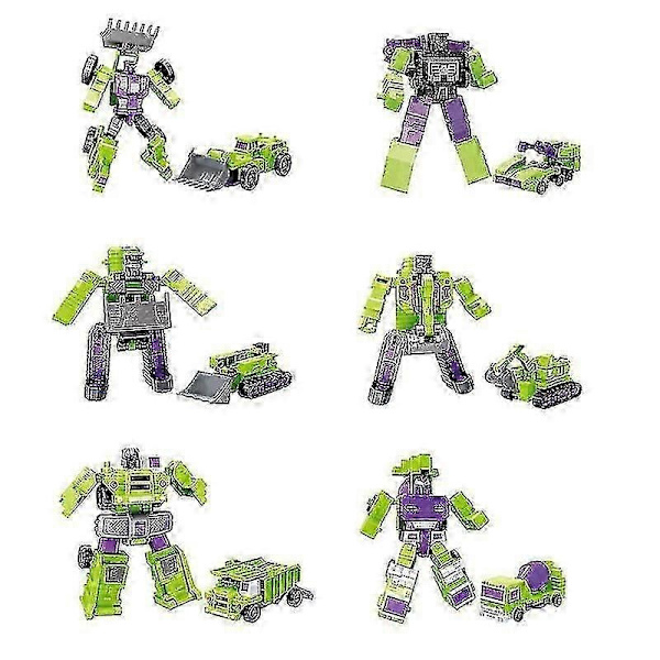 Transformers Constructicon Devastator Set 6 i 1 Byggleksaker för Barn Actionfigur Samlare Presentidé-Perfekt