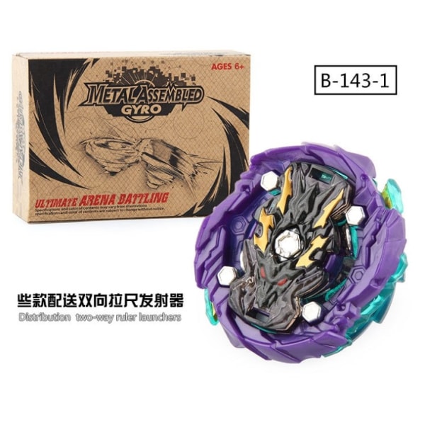 BX TOUPIE BURST BEYBLADE Spinning Top B-133 Ace Dragon.St.Ch DX Starter m/ Launcher Børn Til stede Toupie Metal Fusion God Top - Perfet B143-1