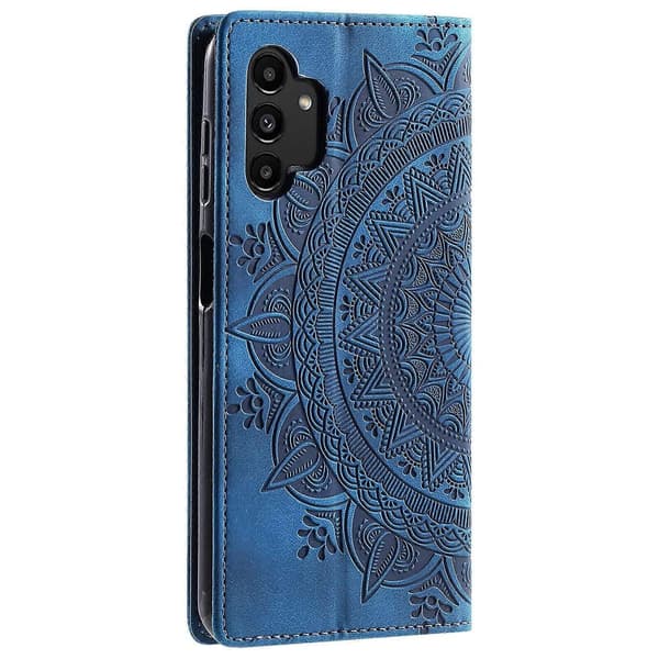 Fodral Kompatibelt med Samsung Galaxy A32 5G Läder Magnetisk Folio TPU Stötsäker Hållbart Skyddande Skal Samsung Galaxy A32 5G-Perfekt Blue