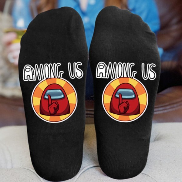 Among Us Game Impostor Sus Funny Sock Novelty Christmas Party - Perfet Among Us Sock 5