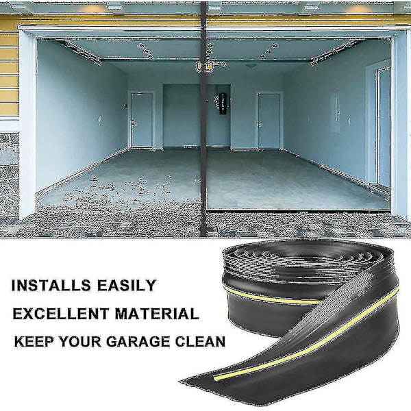 Garageporttætning, Drag Excluder Bund gummitætning 3m Universal Garageport - Perfet