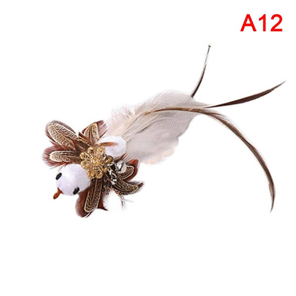 Simulation Bird Interactive Cat Stick Toy med sugkopp - Perfet A12