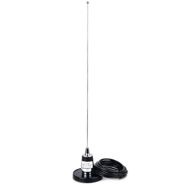 Dual Band NMO Antenne 144/430MHz Mobilradioantenne Kompatibel med VHF UHF Toveisradio (Krever NMO-feste)-Perfet