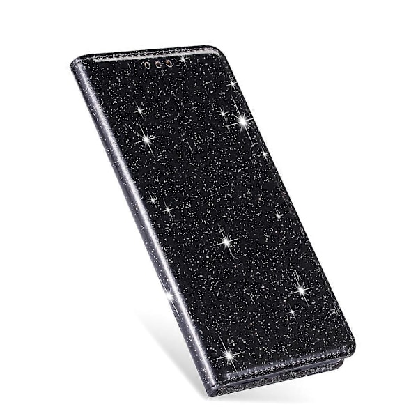 Yhteensopiva iPhone 8 / 7 kanssa Erittäinohut Glitter Magneettinen Vaakasuuntainen Läppä Nahkakotelo Pidikkeellä & Korttipaikoilla - Perfet