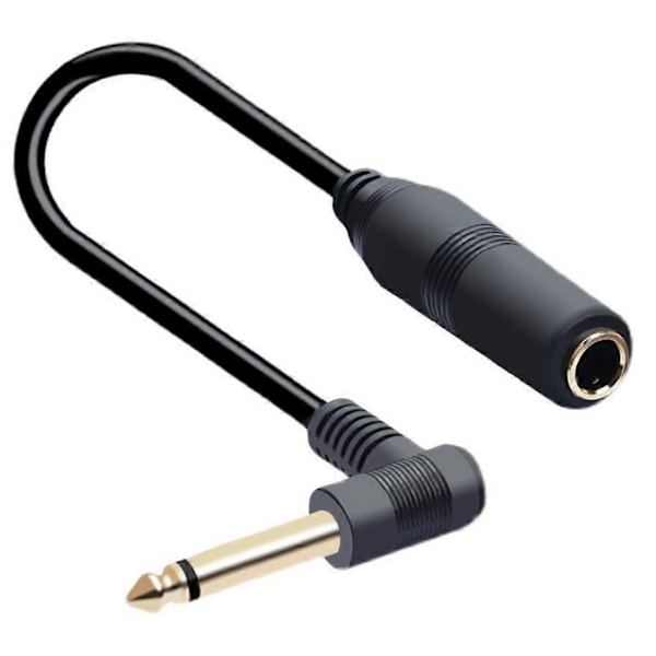 1/4'' TRS 6.35mm Han till 6.35mm Hon Stereo-kabel för Gitarrförstärkare - Perfekt Mono 30cm