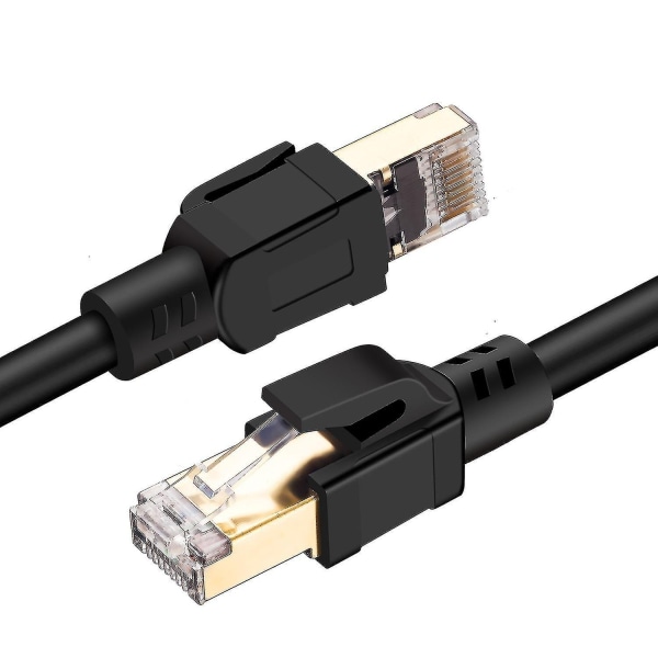 Cat 8 Ethernet-kabel höghastighets 40gbps 2000mhz Sftp Internet-nätverk Lan Wire-kablar-20m- - Perfet