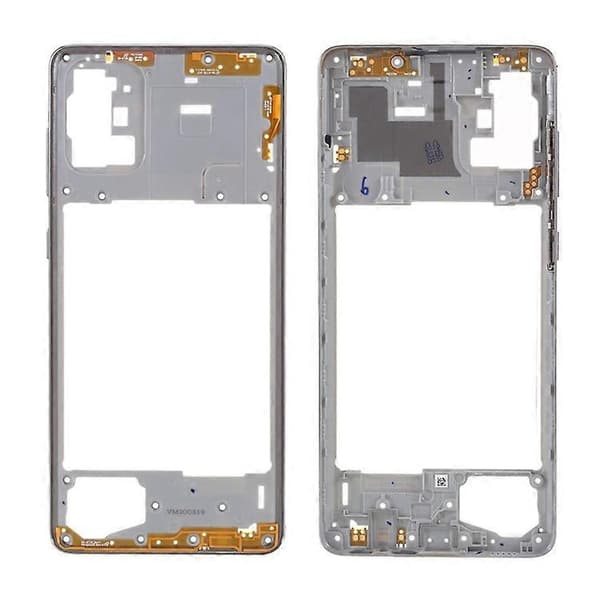 OEM Midterpladeramme Kompatibel med Samsung Galaxy A71 SM-A715-Perfekt Silver