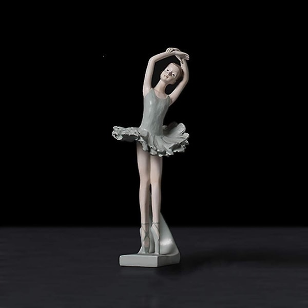 Balletdanser Statue Kunst Skulptur Figur Harpiks Hjem Indretning Skrivebord Ornament, Statuette til Din D-Perfet