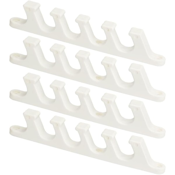 Muovista valmistettu säädettävä moniasentoinen tukikehikko lepotuolille, valkoinen, 212x17,5x37,5 mm, reikä: 7x5 mm - Perfet