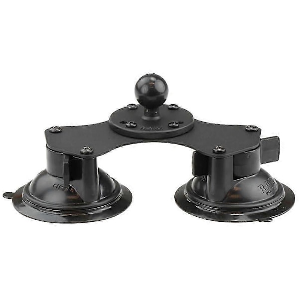 Twist-Lock Dubbel Sugkoppsfot med Kulled RAM-B-189B-202U med B Storlek 1' Kulled - Perfekt