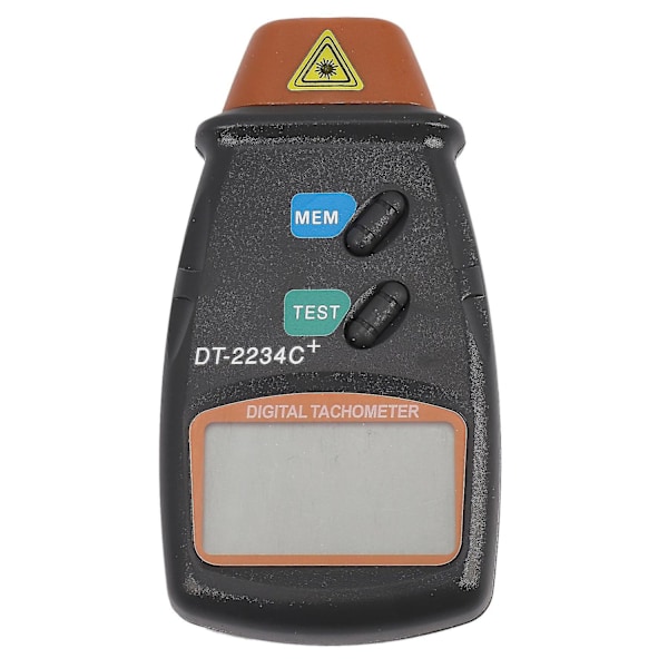 Digital varvtalmätare Rpm-mätare Beröringsfri 2,5rpm-99999rpm Lcd-display Hastighetsmätare Dt2234c Testare Spe-Perfet