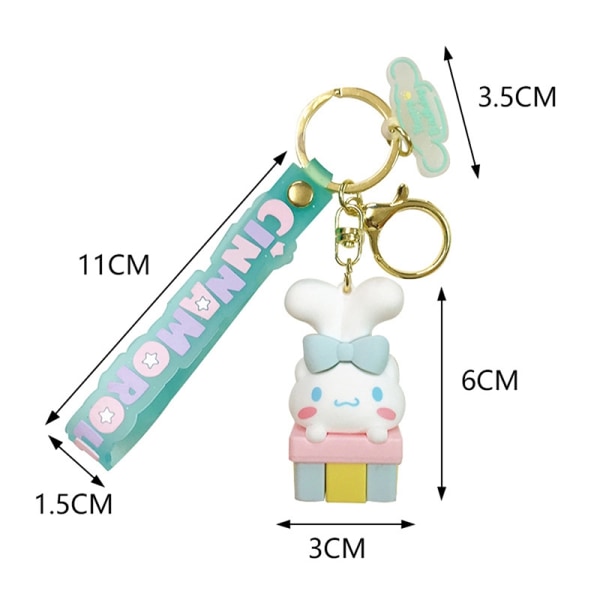 Sanrio Plysj Kawaii Cartoon e Party Series Pvc Doll Pendant E - Perfet F