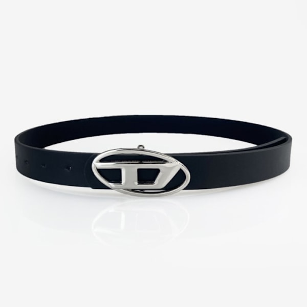 Punk Bälten För Kvinnor Flickor Mode D Bokstav Oval Metal Snap PU - Perfet A1