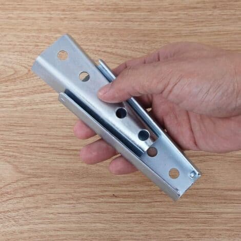 par 12 cm sänggavel väggfästen, möbelklämmor, metall soffkopplingar, lämpliga för soffor och sängar