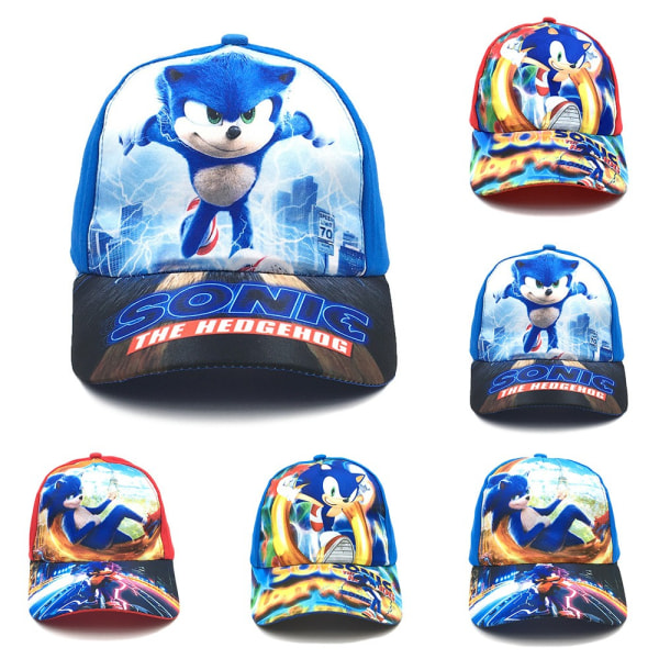 Sonic The Hedgehog Barn Pojkar Flickor Hatt Sommar Baseball Kepsar - Perfet A