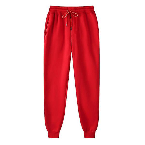 Mænds Bukser Sweatpants Hip-hop Bukser Leggings Polstrede Casual Bukser - Perfet Red XXXL