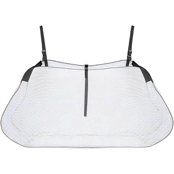 Pool Float Net Opbevaringspose, Mesh Pool legetøjspose, legetøjsopbevaring til pool, Pool Float Net Opbevaringspose med justerbare stropper, Foldbar Pool Float-Perfet Black