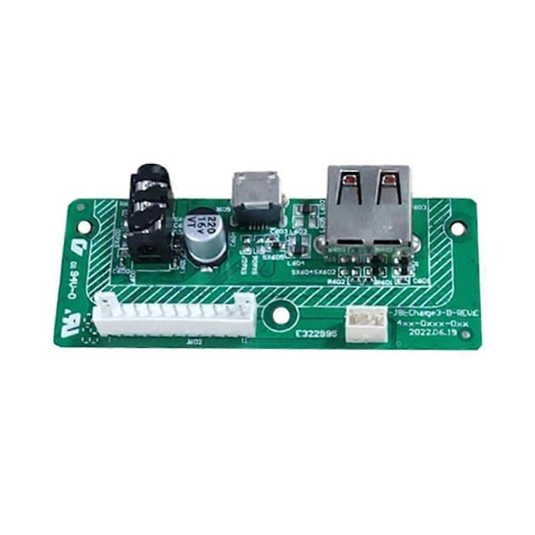 1 kpl USB 2.0 Audio Jack Virtalähde Liitäntäkortti Charge 3 Bluetooth-kaiuttimelle Micro-USB Charg-Perfet