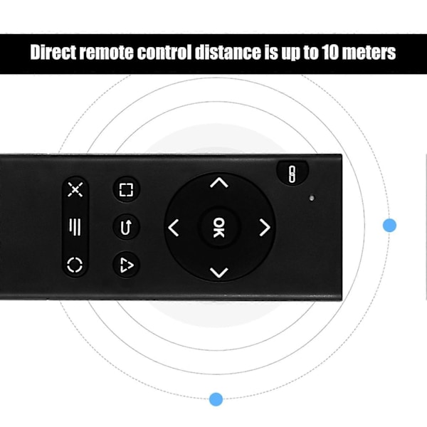 Fjernkontroll for Sony Playstation 4 PS4 DVD Multimedia - 2,4 GHz Trådløs Media Controller - Perfekt
