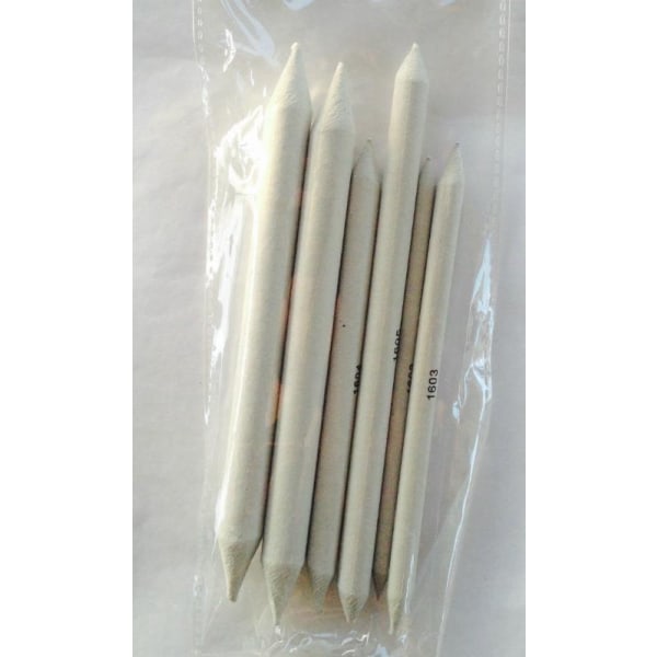 Stompfer (papirstompfer) Sæt (5-12 mm), 6 størrelser/stk - Perfet white