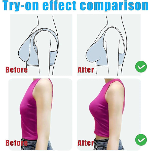 Push Up BH til Kvinder, Full-Coverage Bøjle BH, Skjuler Rygfedt Dyb Cup BH, Glattende T-shirt BH, Formende Uplift BH - Perfekt Grey 48DD