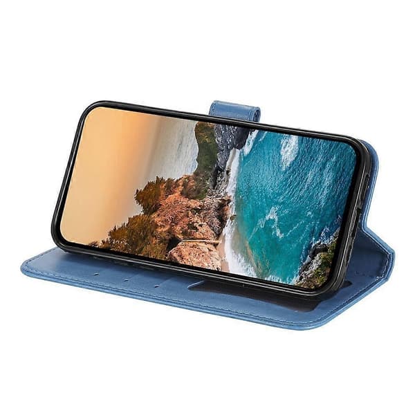Syvbladblomster preget skinn telefondeksel - Perfekt Compatible with MotorolaMoto G35