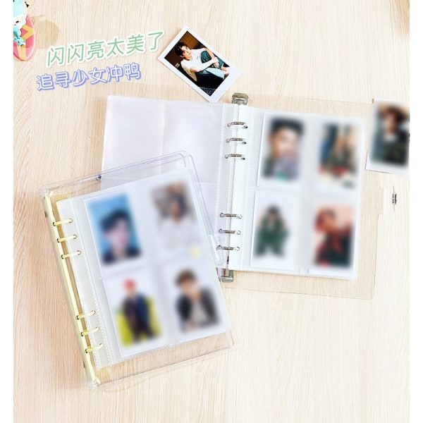 Fotoalbum 3/5 tums fotokort Binder Instax Mini Album - Perfet Blue A6