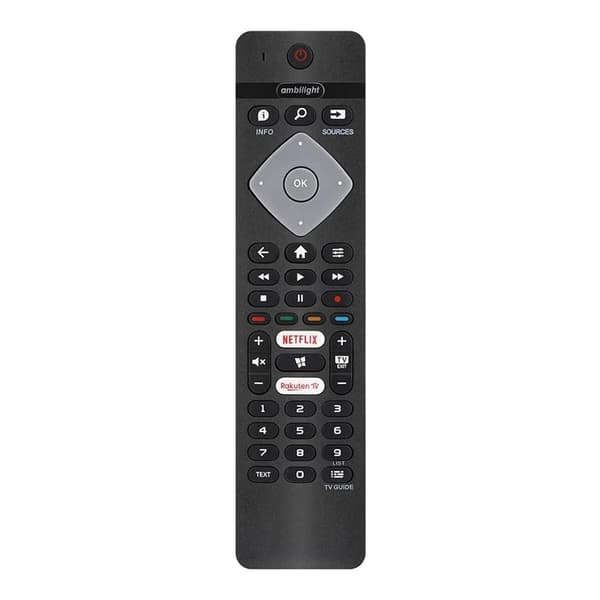 Universal fjernkontroll BRC0884402 for Philips Android TV - Perfet Svart one size